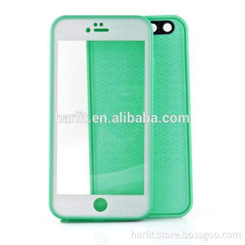 2016 Hot Sell For iPhone 6s Waterproof Case Multi Color Soft TPU Case Protective TPU Case Water Proof For iPhone 6s Green Color